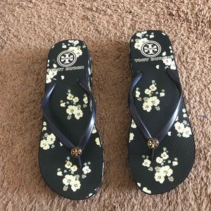 - Tory Burch floral sandal